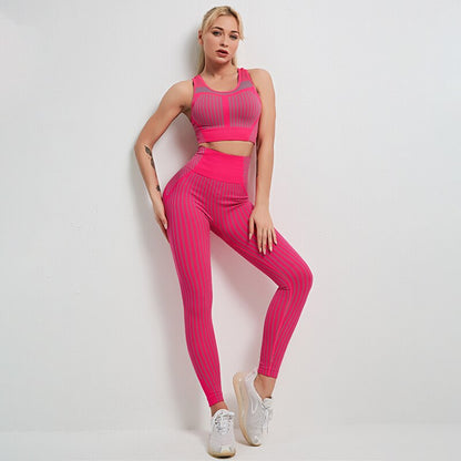 Seamless 2 Piece Gym Set for Women – Sports Bra &amp; Leggings