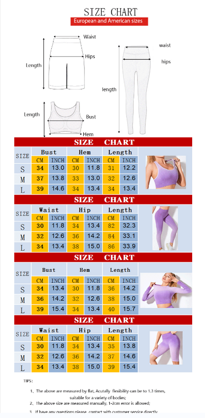 Women’s Seamless Sports Bra &amp; High Waist Leggings Activewear Set