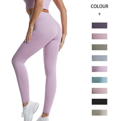 High Waist Anti-Cellulite Textured Leggings – Push-Up Fitness &amp; Yoga Pants (Multi-Color)