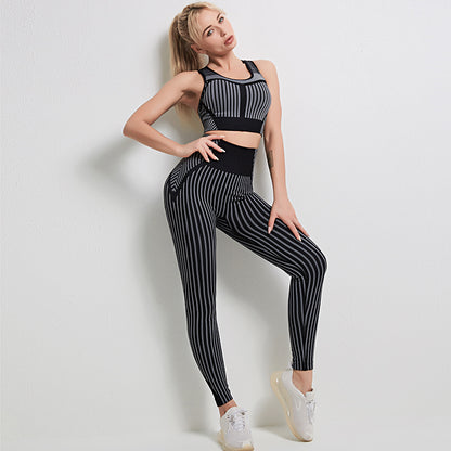 Seamless 2 Piece Gym Set for Women – Sports Bra &amp; Leggings