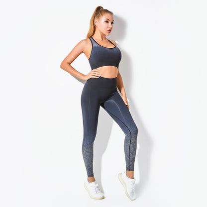 Women’s Seamless Sports Bra &amp; High Waist Leggings Activewear Set