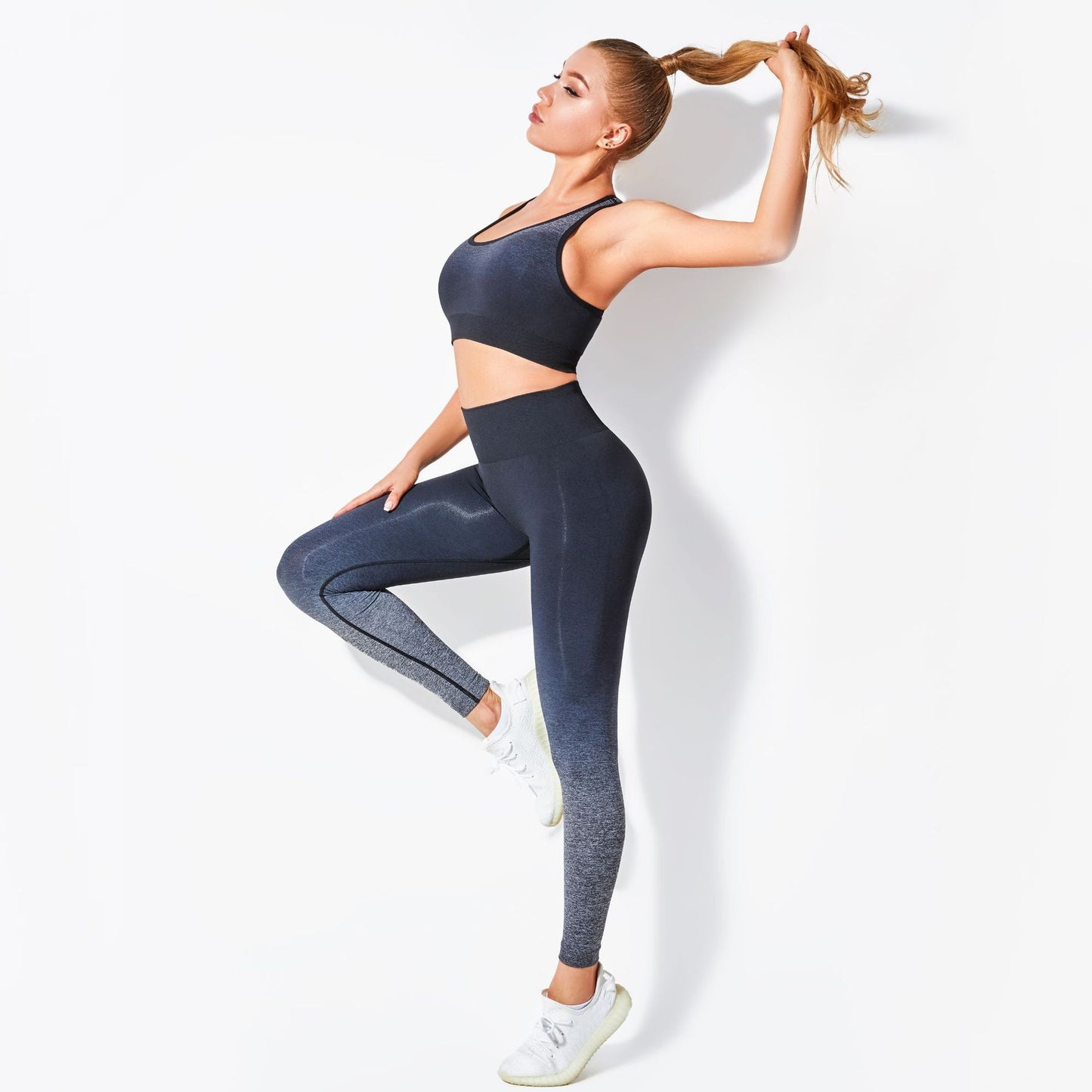 Women’s Seamless Sports Bra &amp; High Waist Leggings Activewear Set