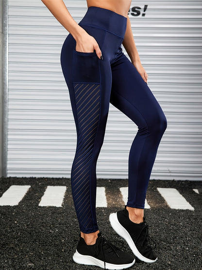 Women’s High-Waist Fitness Leggings with Pocket – Stretchy &amp; Comfortable