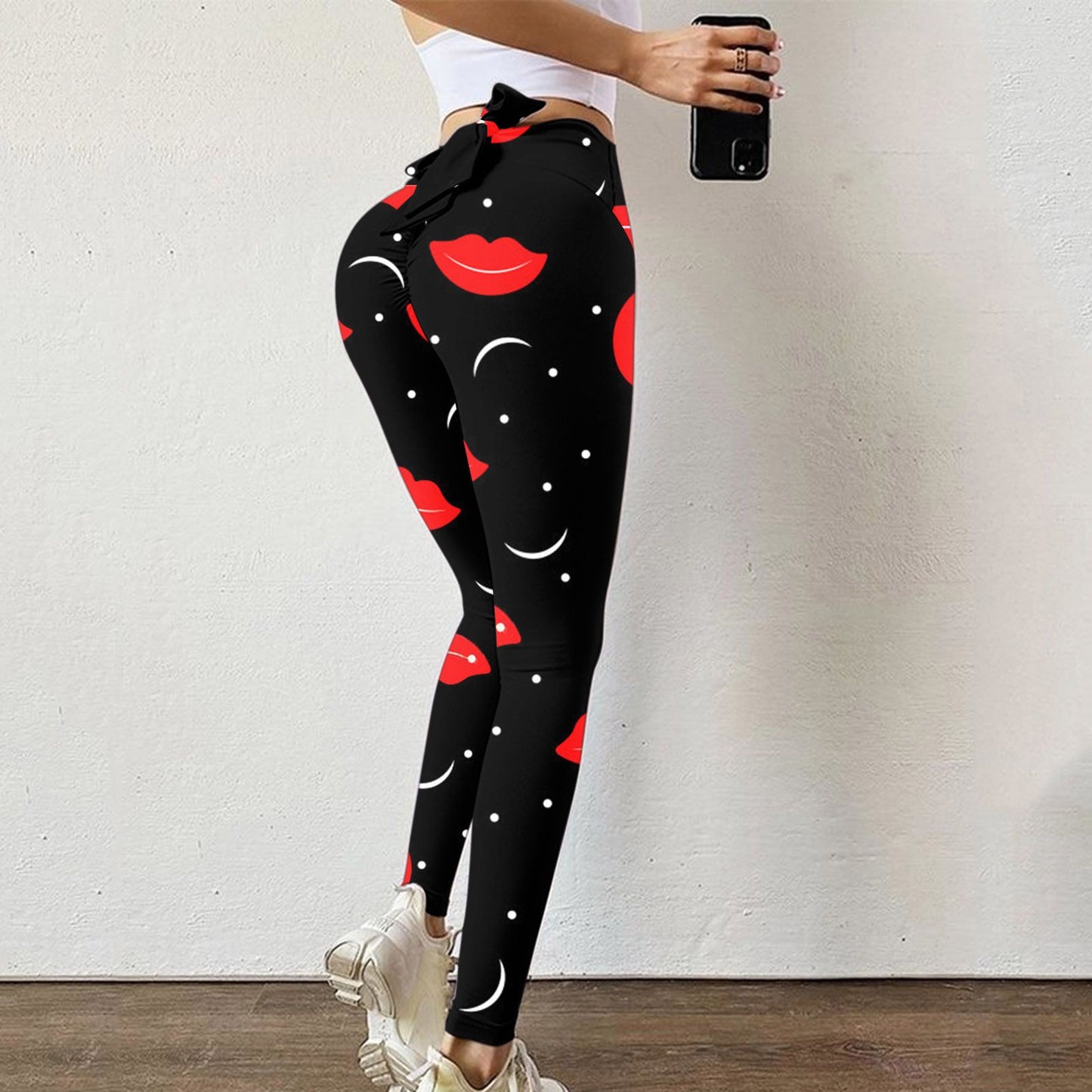 Women’s Printed High Waist Stretchable Leggings