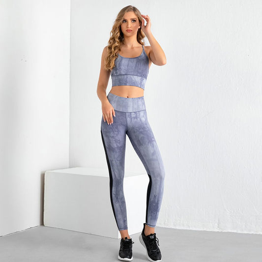 Women’s Sports Bra &amp; High-Waist Leggings Set – Fitness Activewear